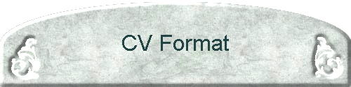 CV Format