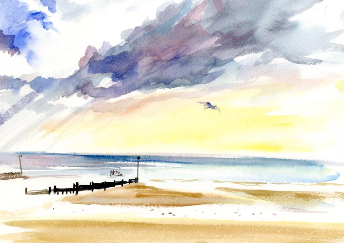hunstanton watercolour
