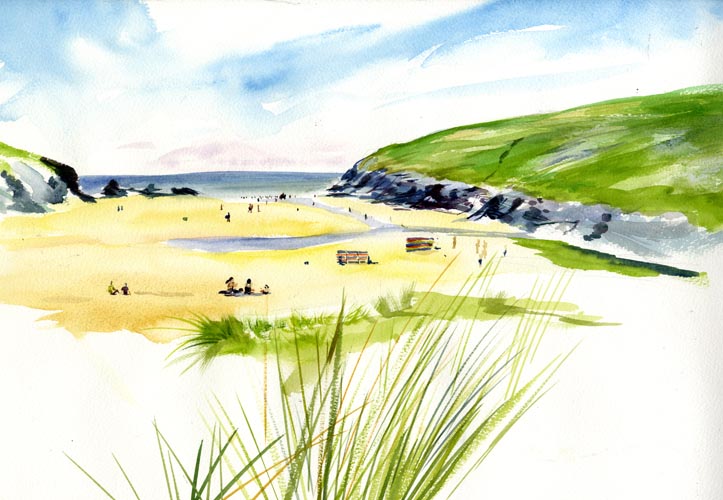 porthcothan watercolour