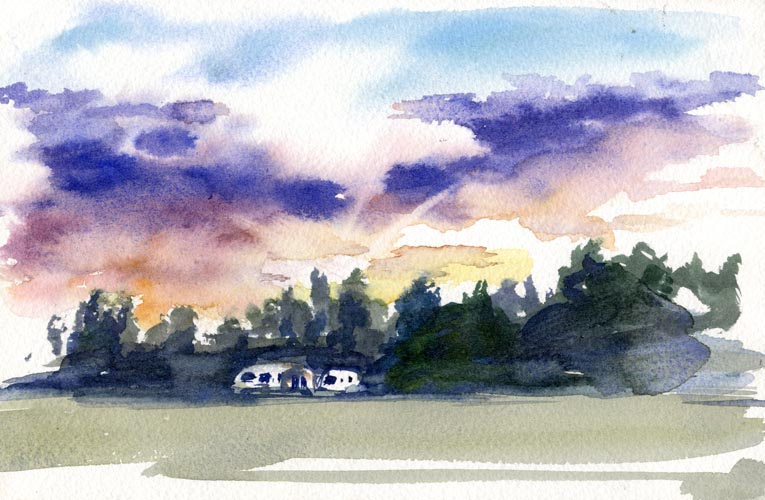 thetford watercolour