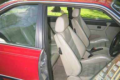 Pearl Beige Leather Interior