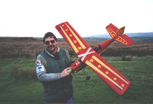 Steve with his Bitza Bipe