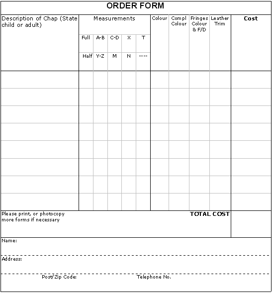 Order Form