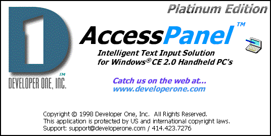 DeveloperOne's AccessPanel Platinum Edition v1.0