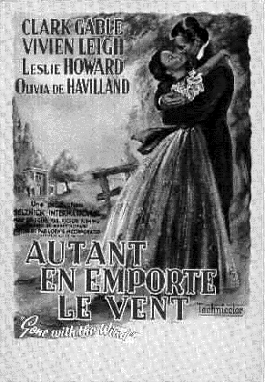 Image of French GWTW Poster